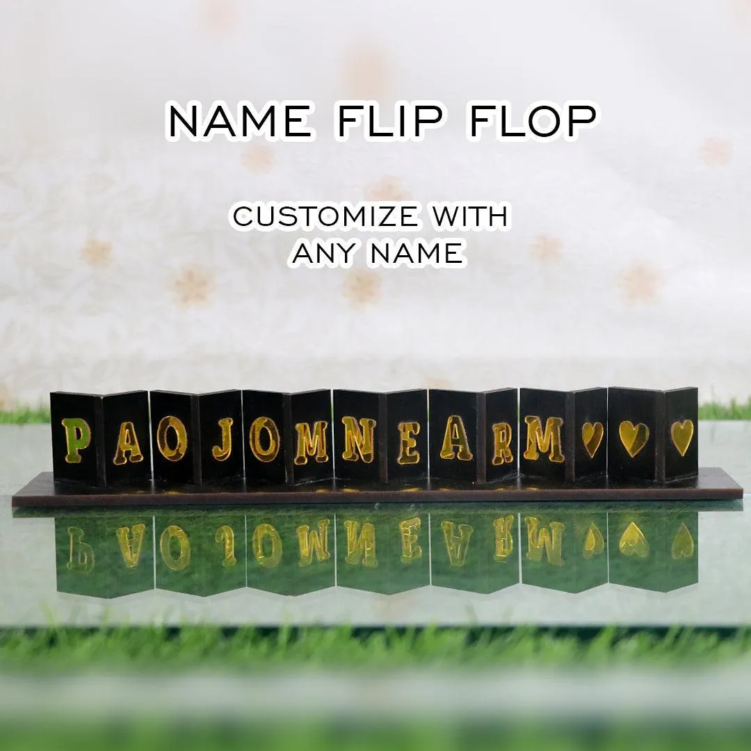 CUSTOMIZED NAME FLIP FLOPS