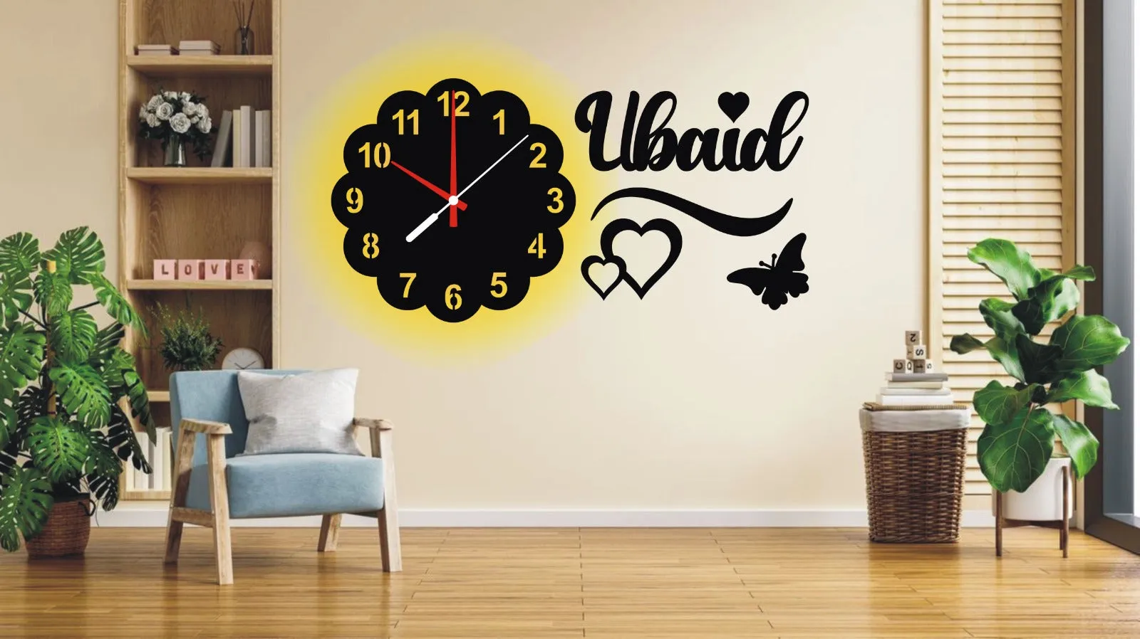 Customized Wooden Wall Clock 1