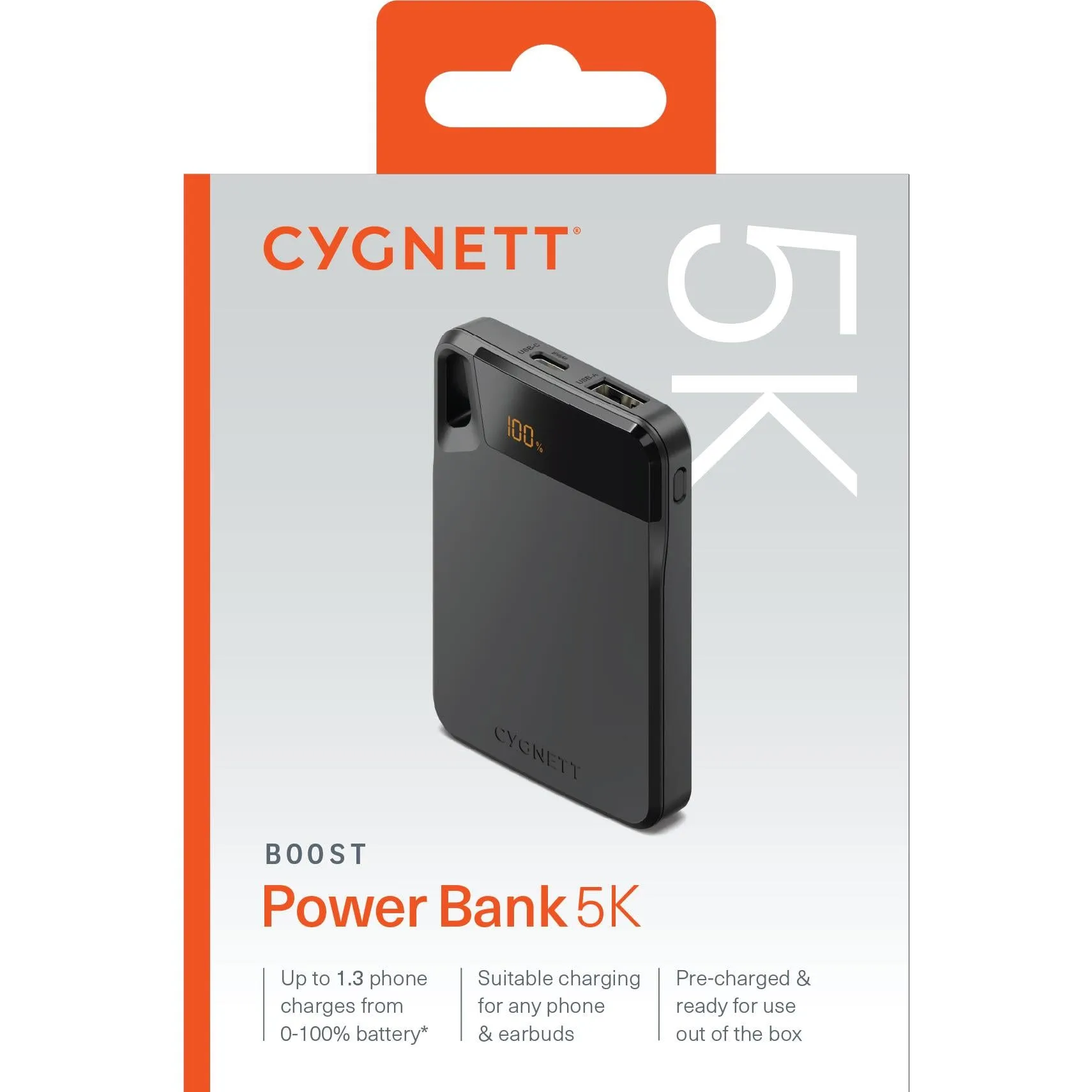 Cygnett Boost 5K Power Bank (Black)