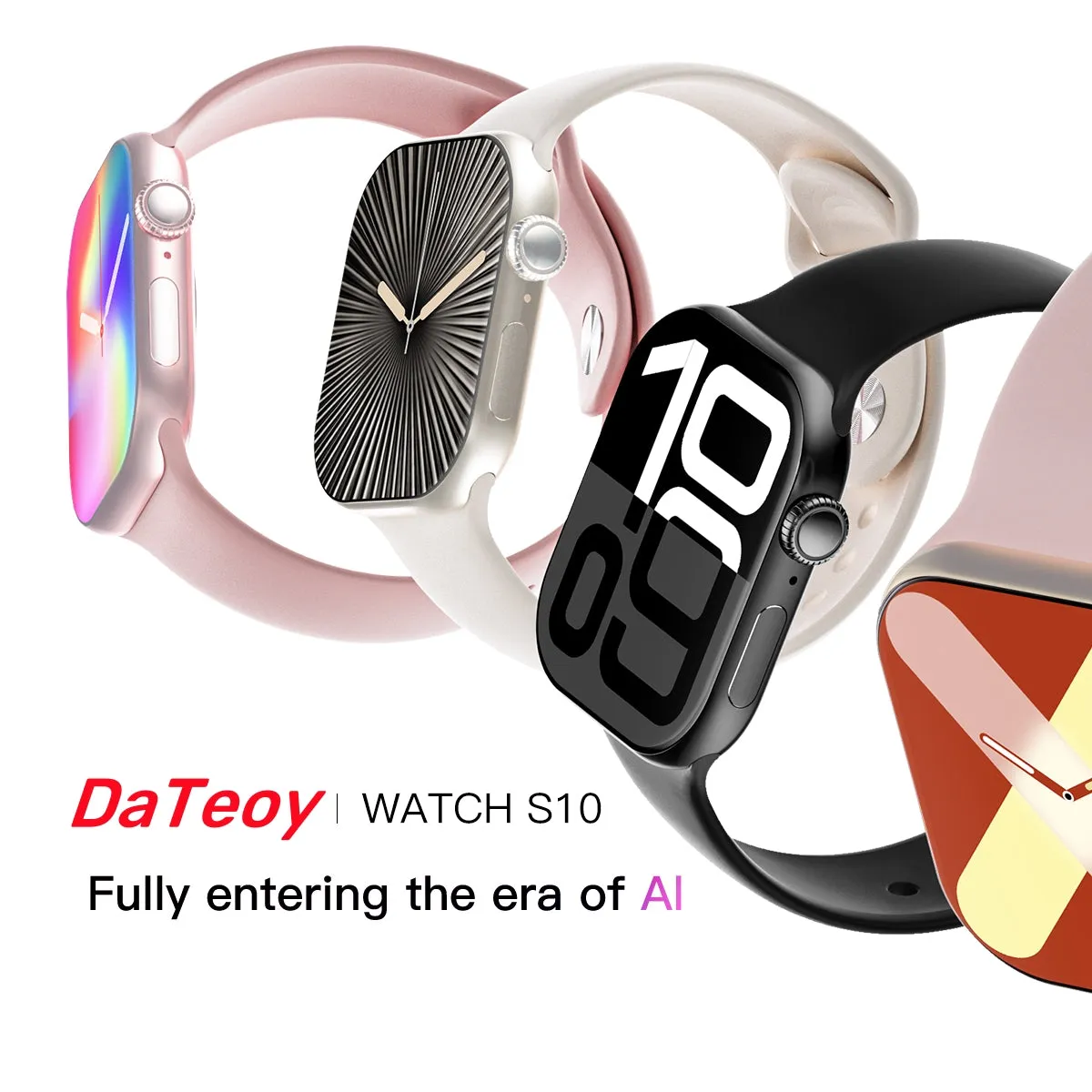 DaTeoy W10 Pro Smart Watch Series 10 (46mm & 42mm) | 2.07" LTPO AMOLED, AI ChatGPT, Call Recording，Anti-Carsickness, 4GB ROM, Noise Detection, IP68 Waterproof