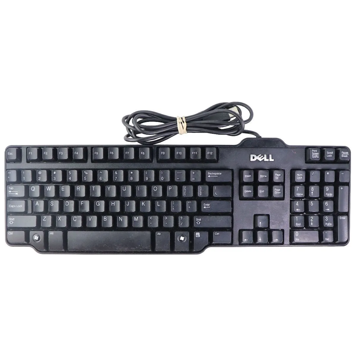 Dell Original Wired USB Computer Keyboard for Windows PC & More - Black (RT7D50)