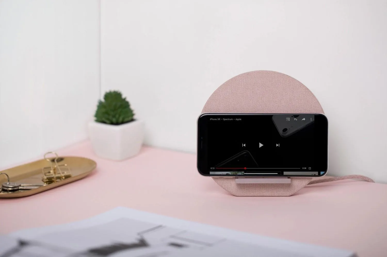 Dock Wireless Charger (Rose)