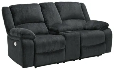 Draycoll Power Reclining Loveseat with Console