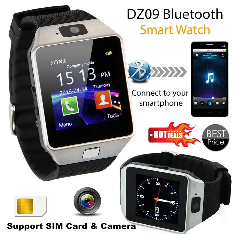 DZ09 U8 Smart Watch Smart Sport SIM Digital Wrist Phone Watch For Apple Android