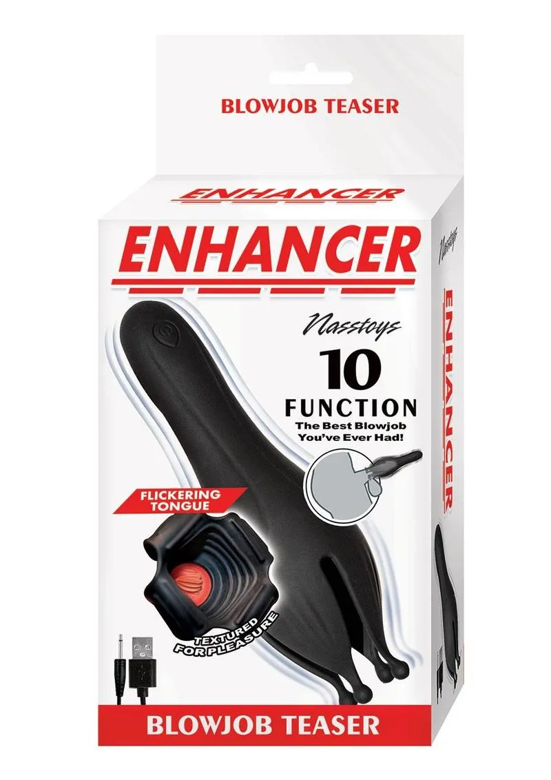 Enhancer Blow Job Teaser Rechargeable Silicone Masturbator