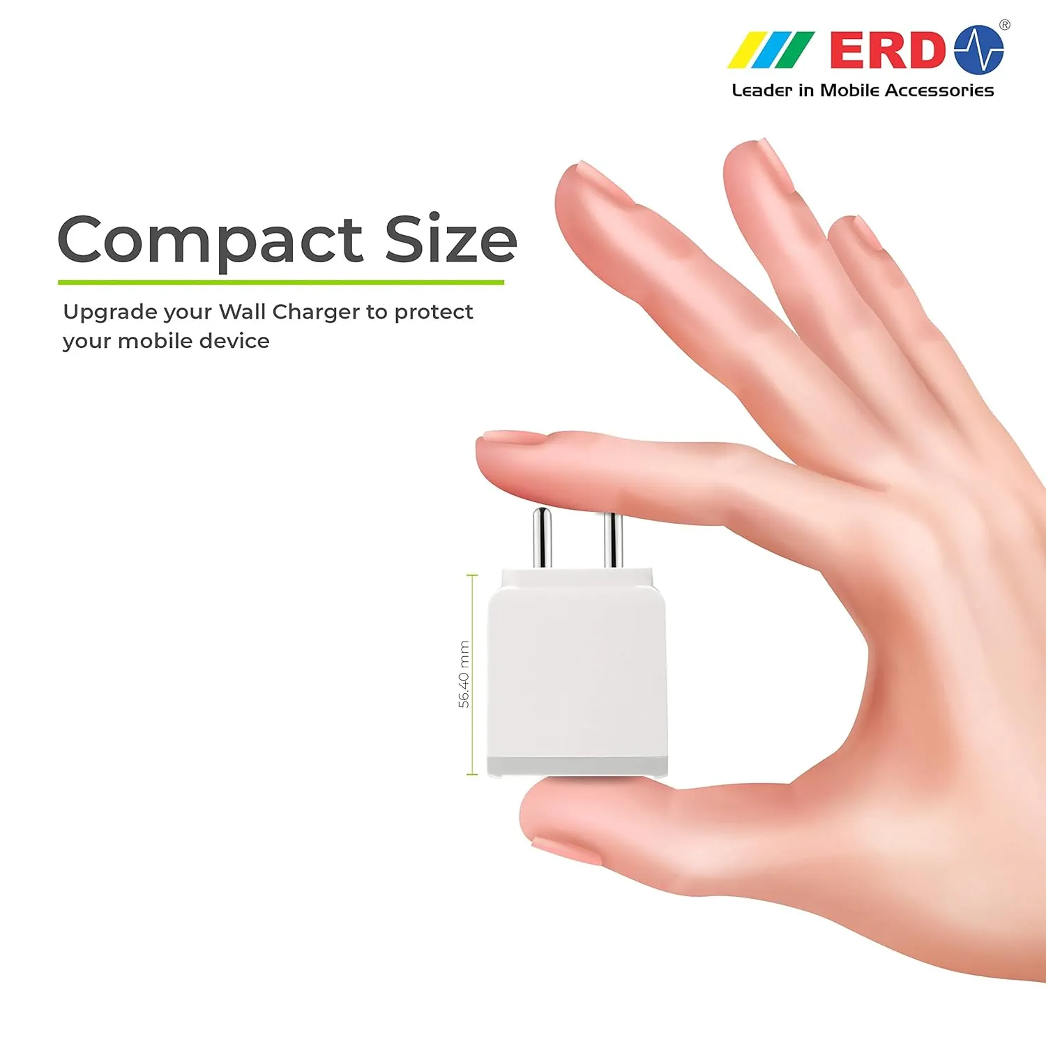 ERD 5V 3A Mobile Charger USB A Dock Charger (BIS Certified)