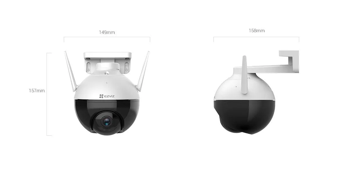 EZVIZ C8C PTZ 1080P SMART HOME CAMERA 4MM