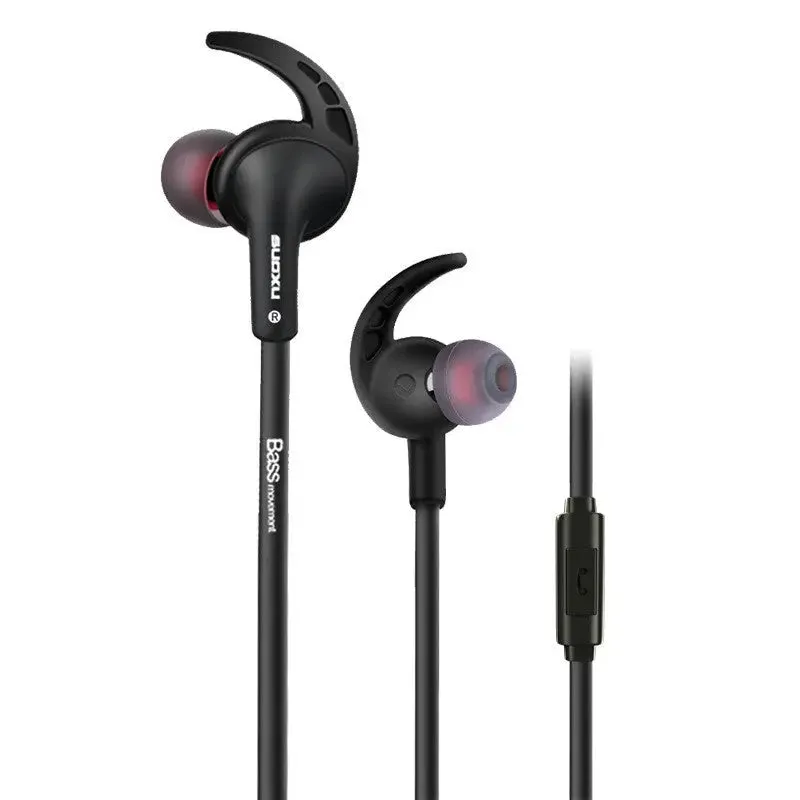 Fashion Sports Headphones In-Ear Wire Control