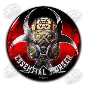 Firefighter Red Line Essential Worker Decal Sticker / UBEW-Fire