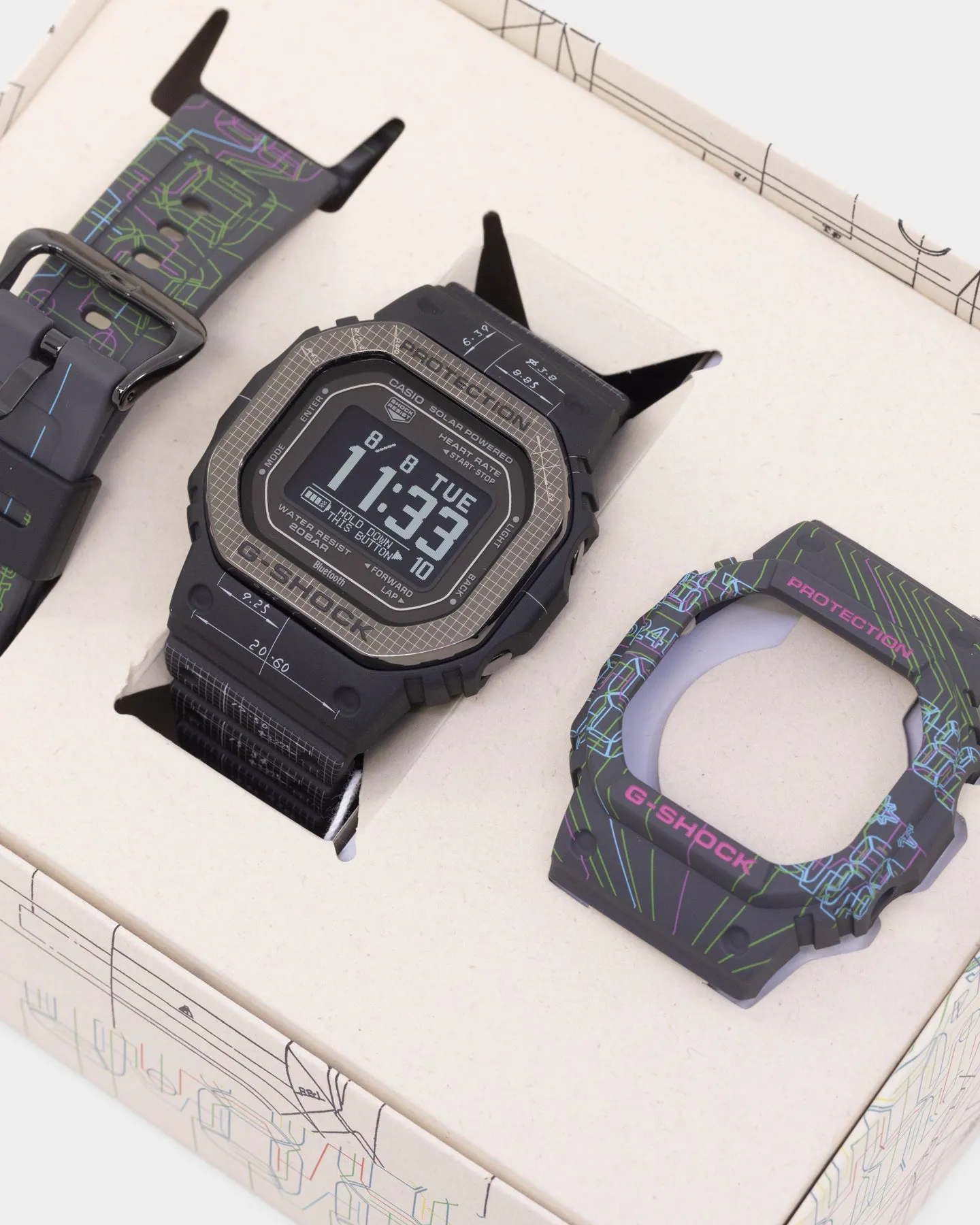 G-Shock 5600 HRM Watch Black