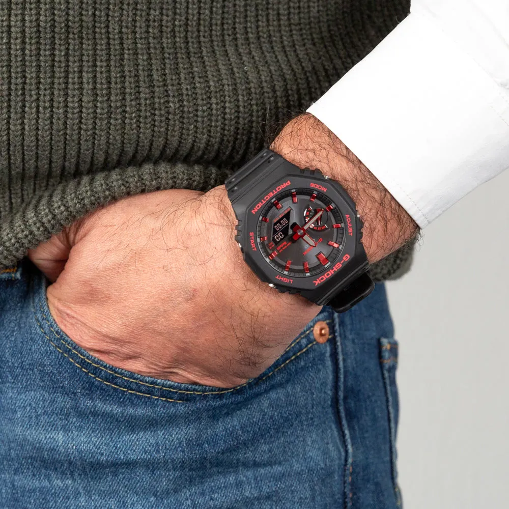 G-Shock GAB2100BNR-1A Casioak Ignite Red