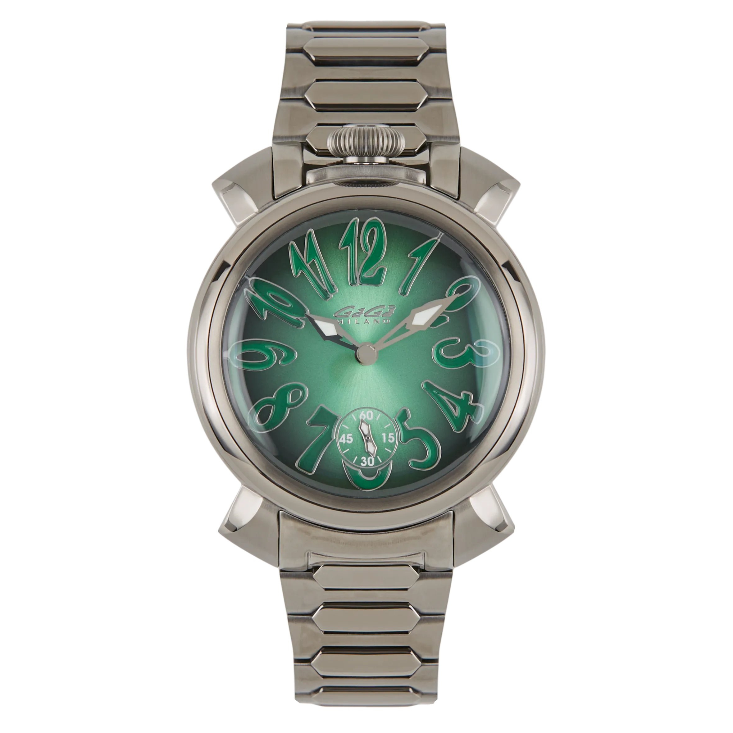 GaGà Milano Watch Manuale Forty-Four 44mm Gun Green