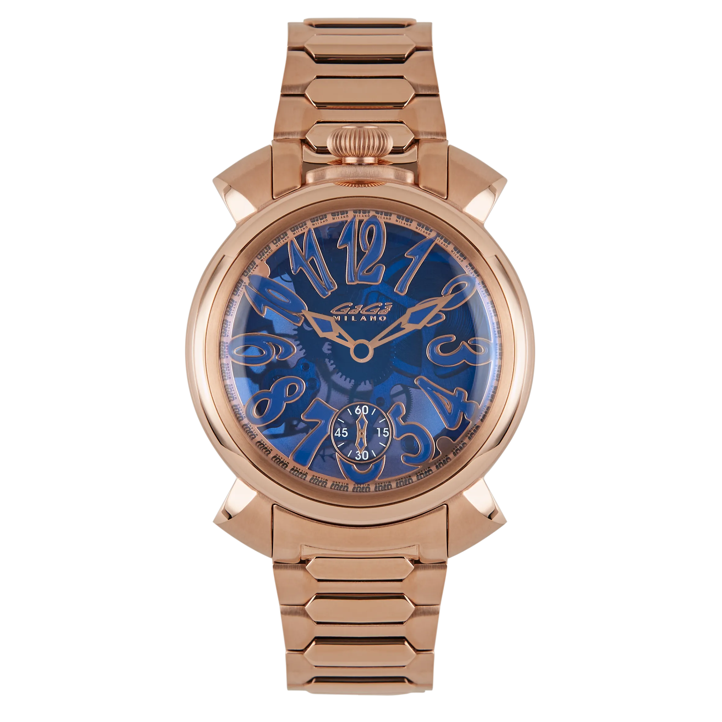 GaGà Milano Watch Manuale Forty-Four 44mm Skeleton Rose Gold