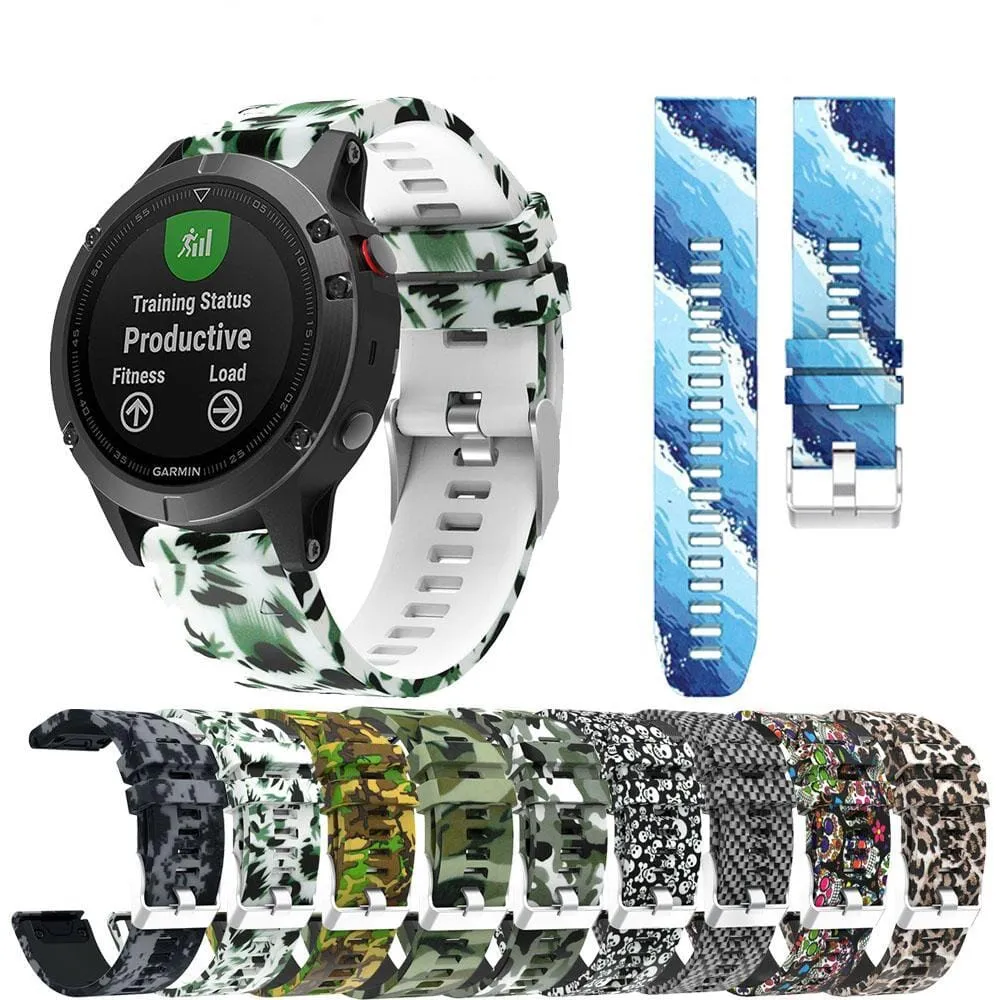 Garmin D2 Mach 1 Silicone Pattern Watch Straps