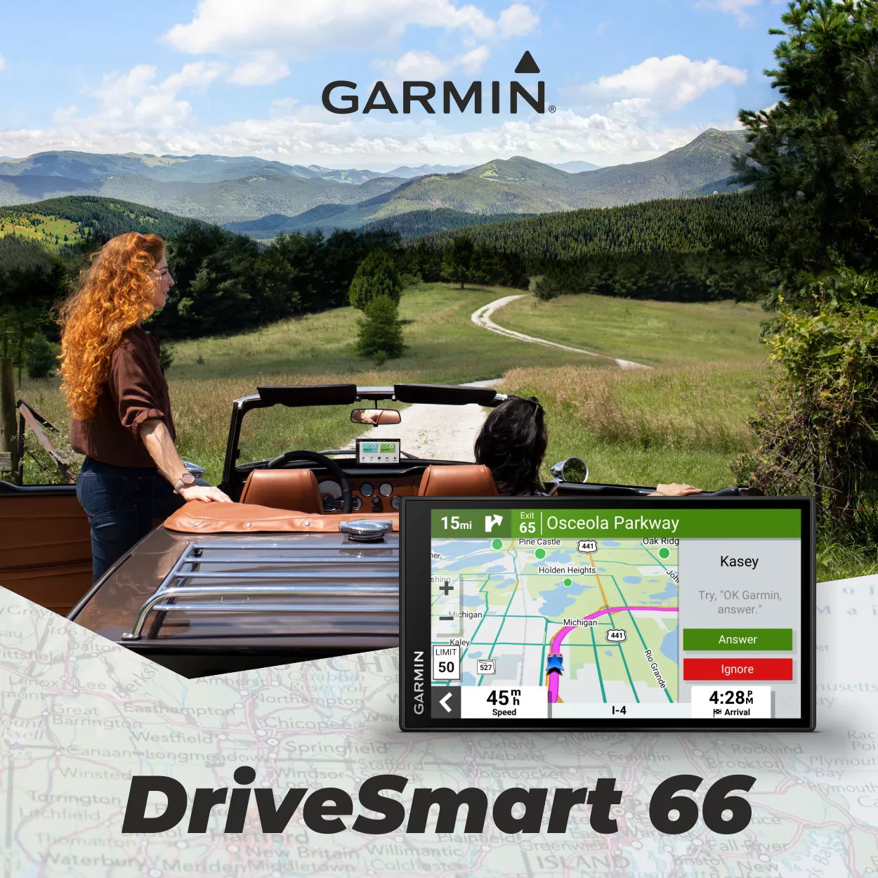 Garmin DriveSmart 66/76/86 Car GPS Navigator with Voice Assist