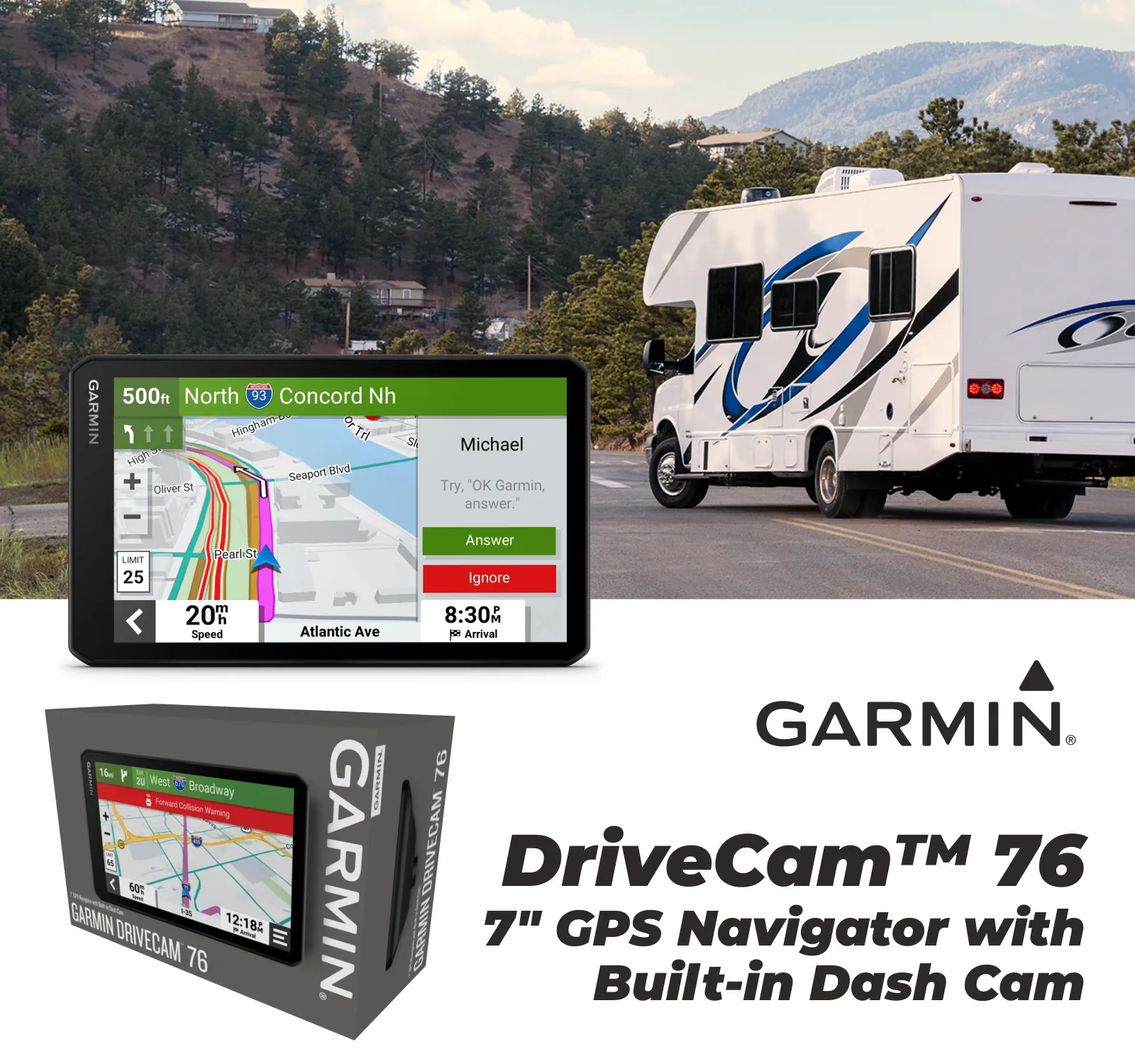 Garmin DriveSmart 66/76/86 Car GPS Navigator with Voice Assist