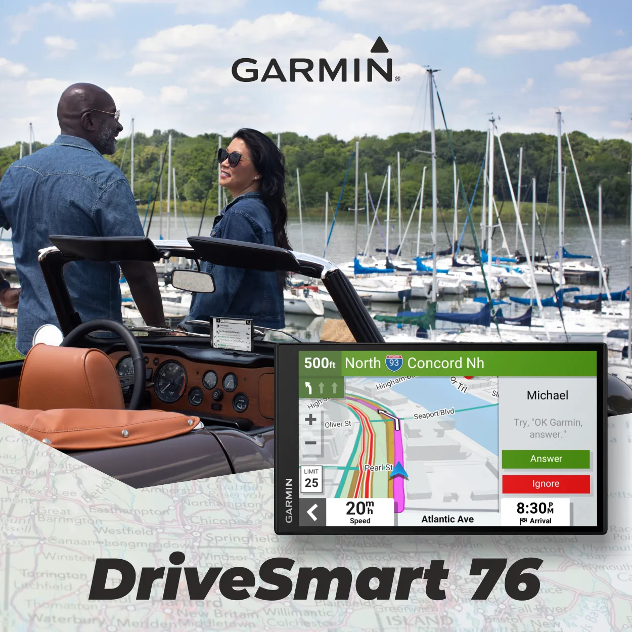 Garmin DriveSmart 66/76/86 Car GPS Navigator with Voice Assist