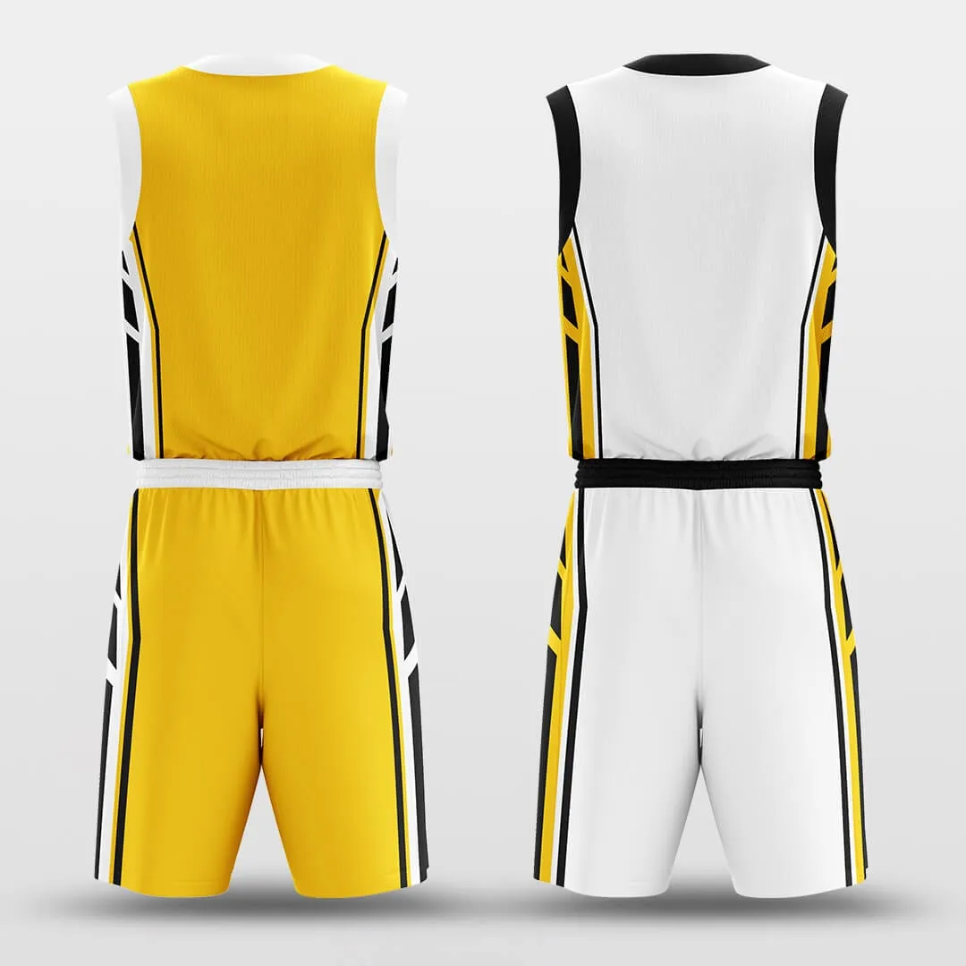 Golden Shield - Custom Reversible Basketball Jersey Set Sublimated BK260612S