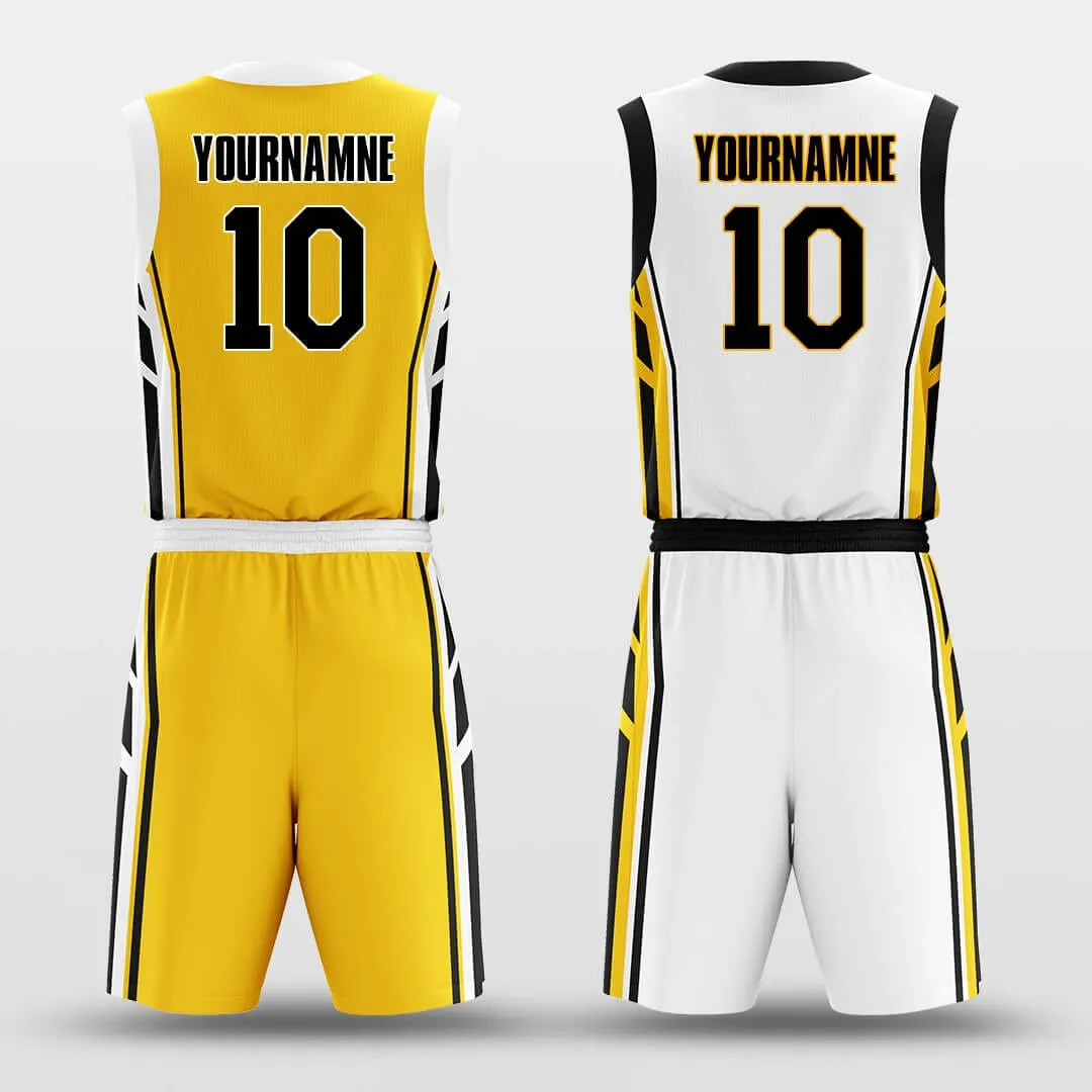 Golden Shield - Custom Reversible Basketball Jersey Set Sublimated BK260612S