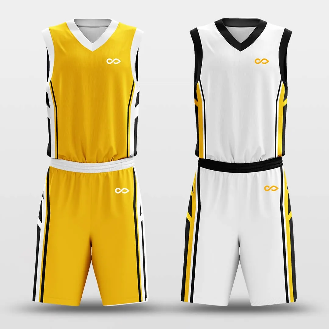 Golden Shield - Custom Reversible Basketball Jersey Set Sublimated BK260612S