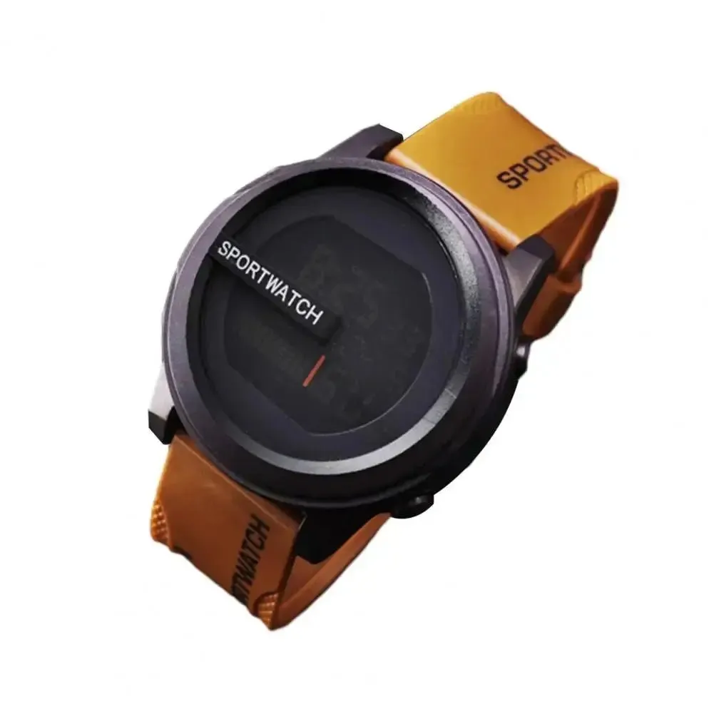 Good Sense of Time Digital Watch Stylish Men's Waterproof Digital Watch Science Technology Design Luminous Strap Outdoor Sports