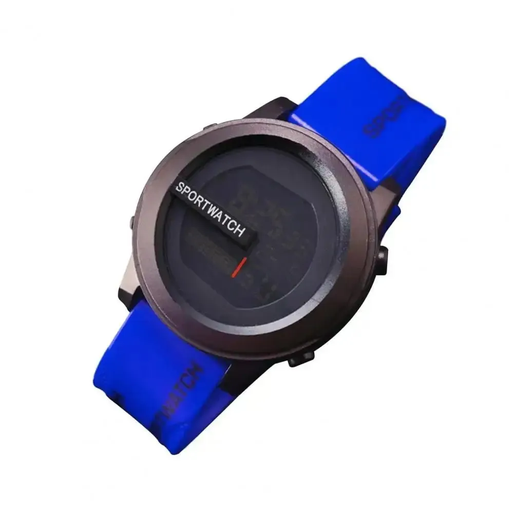 Good Sense of Time Digital Watch Stylish Men's Waterproof Digital Watch Science Technology Design Luminous Strap Outdoor Sports