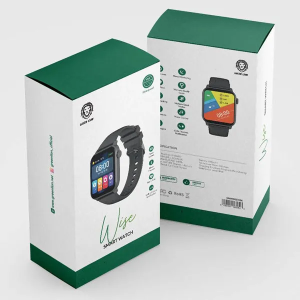 Green Lion Wise Smart Watch – GNWISESWBK