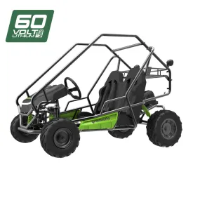 Greenworks 60V All-Terrain 2-Seat Electric Youth Go-Kart