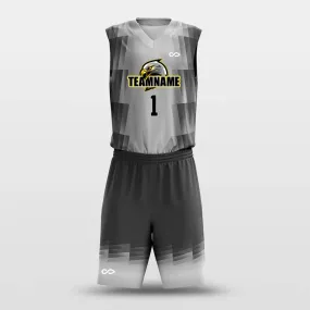 Grey Belt - Custom Sublimated Basketball Jersey Set