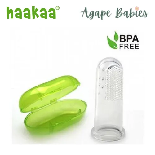 Haakaa Silicone Finger Brush with Case