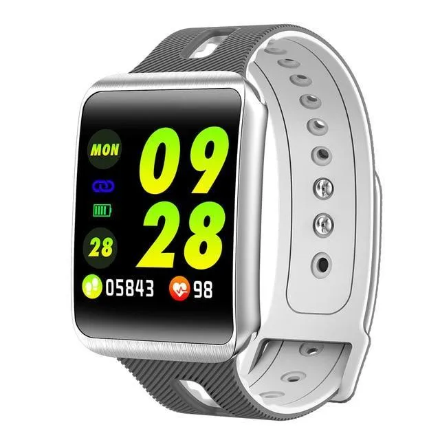 Heart Rate Blood Pressure Monitoring Touch Screen Smart Bracelet Fitness Tracker Smartwatch For iPhone Android