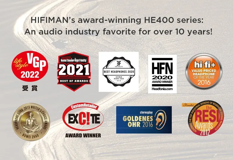 HIFIMAN HE400SE STEALTH MAGNETS VERSION OVER-EAR OPEN-BACK FULL-SIZE PLANAR MAGNETIC WIRED HEADPHON