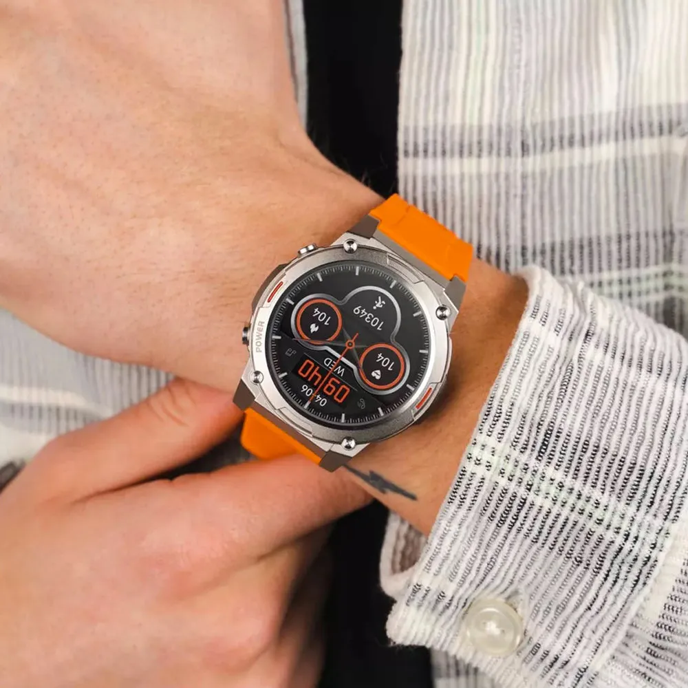 HiFuture FutureGo Mix2 AMOLED Smartwatch (Sunshine Orange)