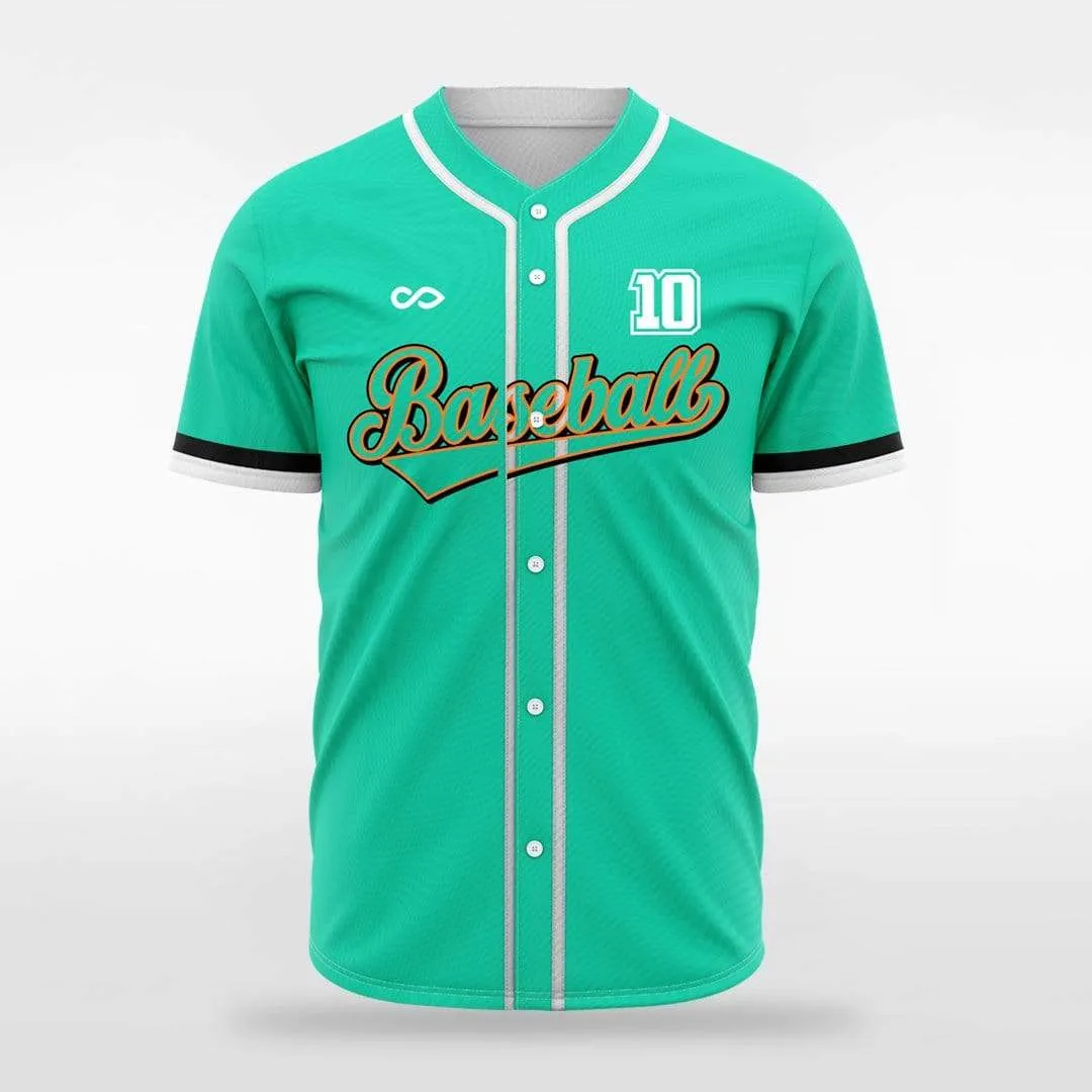 Hip Colors - Customized Men's Sublimated Button Down Baseball Jersey