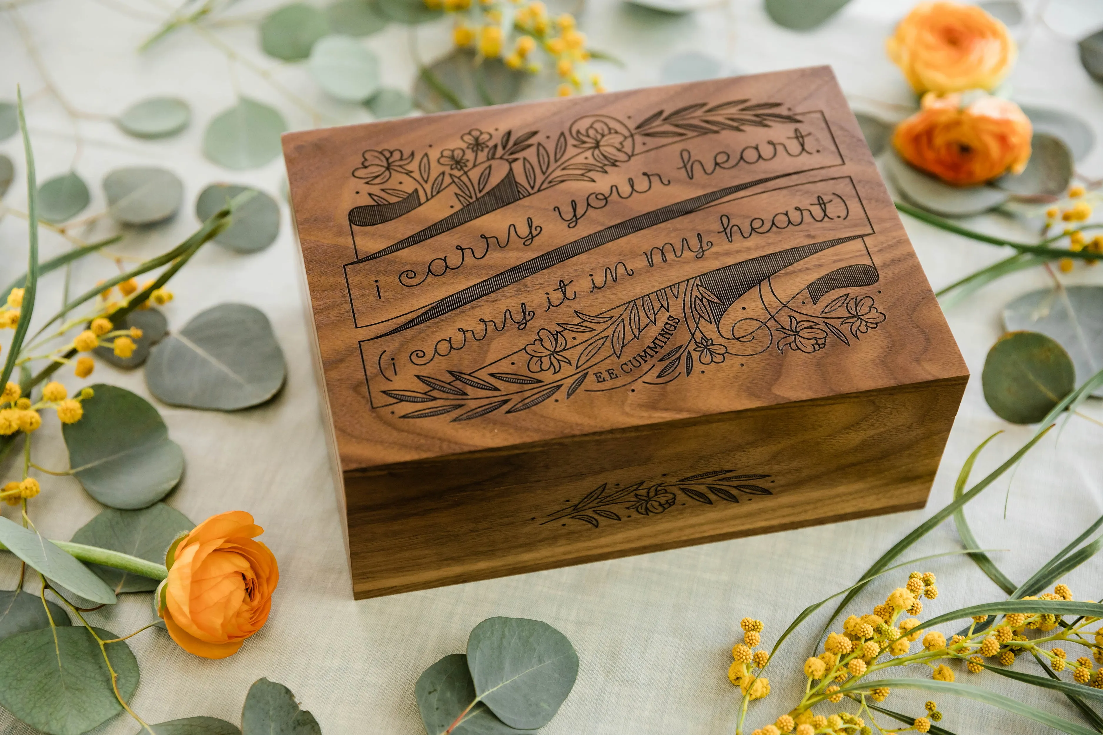 I Carry Your Heart Keepsake Box