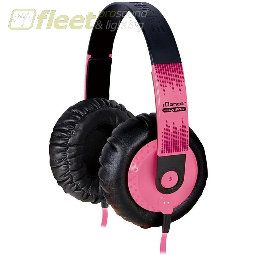 iDance SEDJ-800 DJ Headphones, Pink