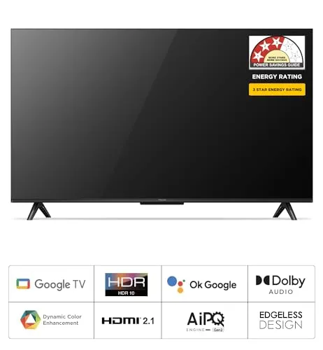 iFFALCON 108 cm (43 inches) 4K Ultra HD Smart LED Google TV iFF43U62 (Black)