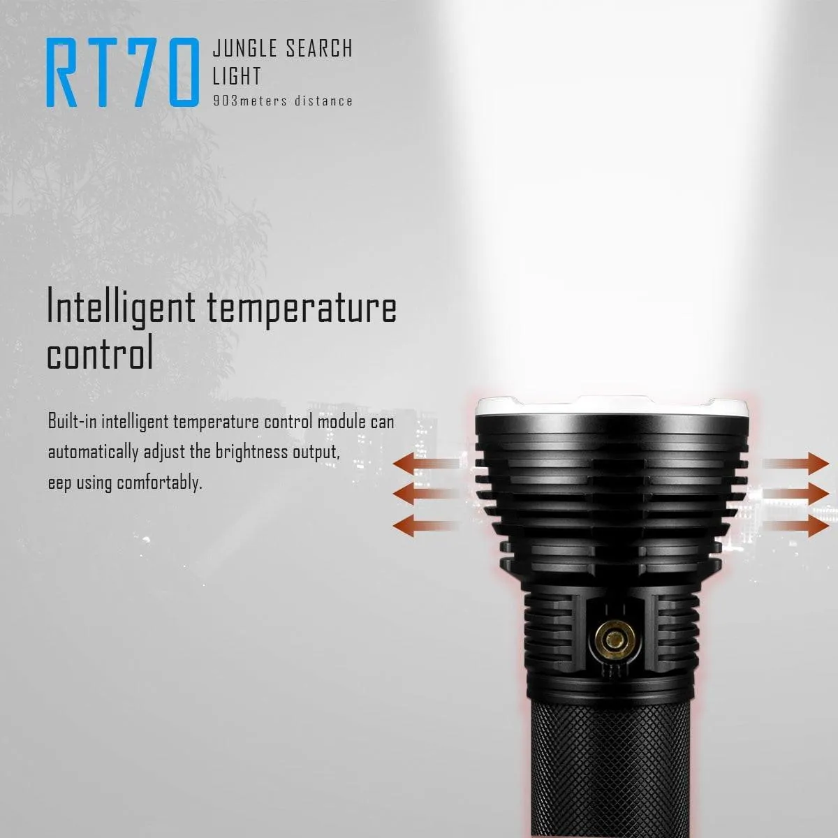 IMALENT RT70 5500 lumens LED Flashlight