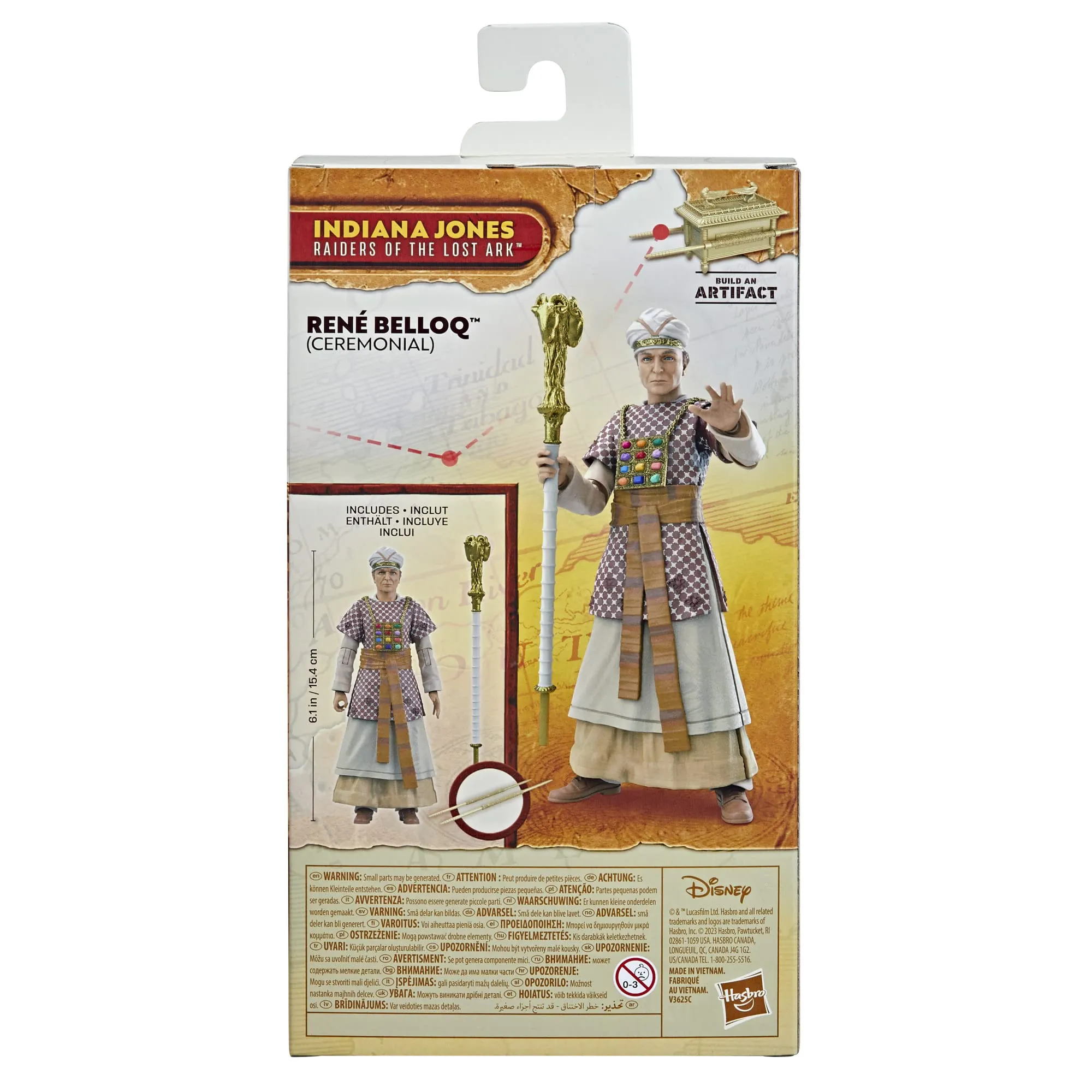 Indiana Jones René Belloq (Ceremonial) 6-Inch Action Figure by Hasbro