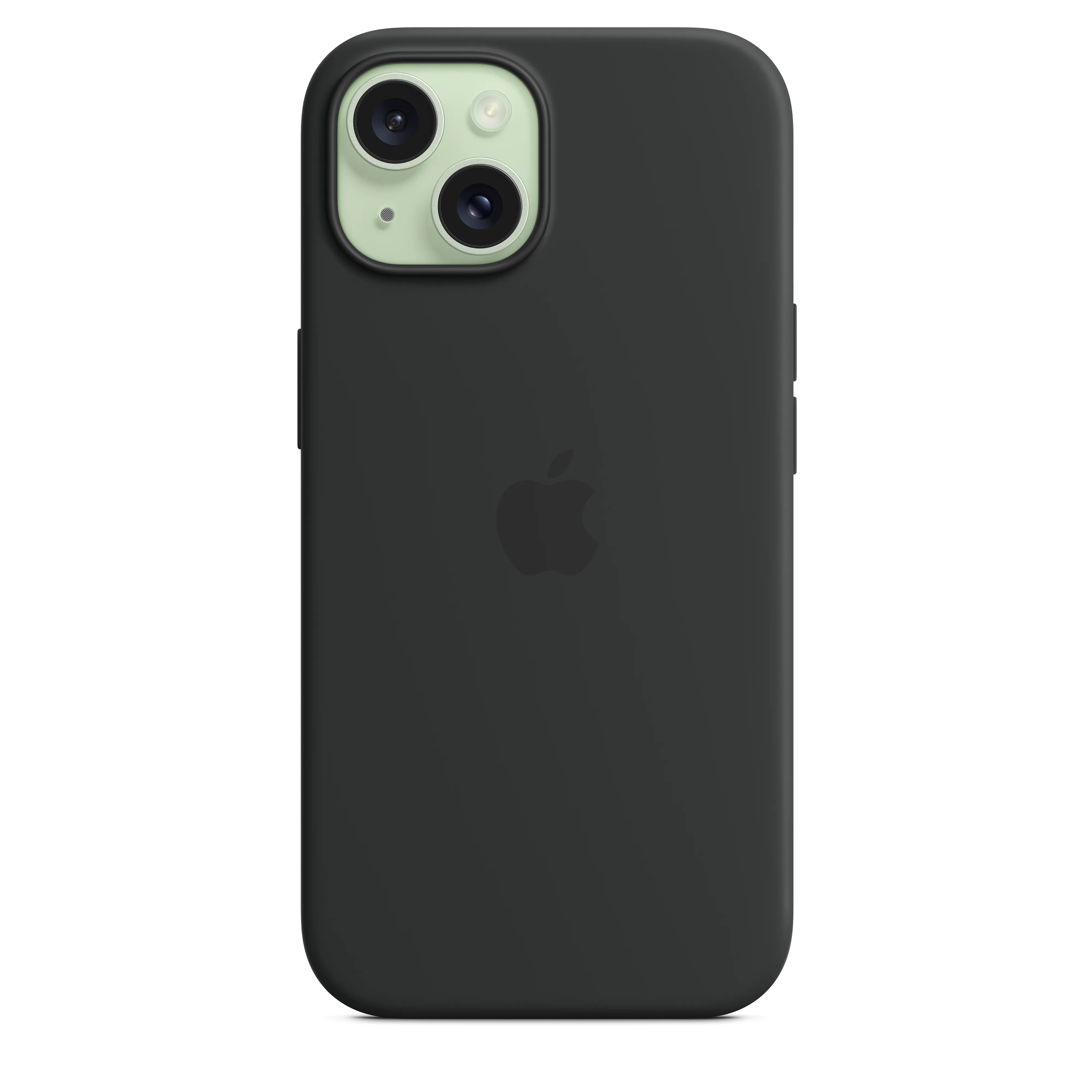 iPhone 15 Silicone Case with MagSafe - Black