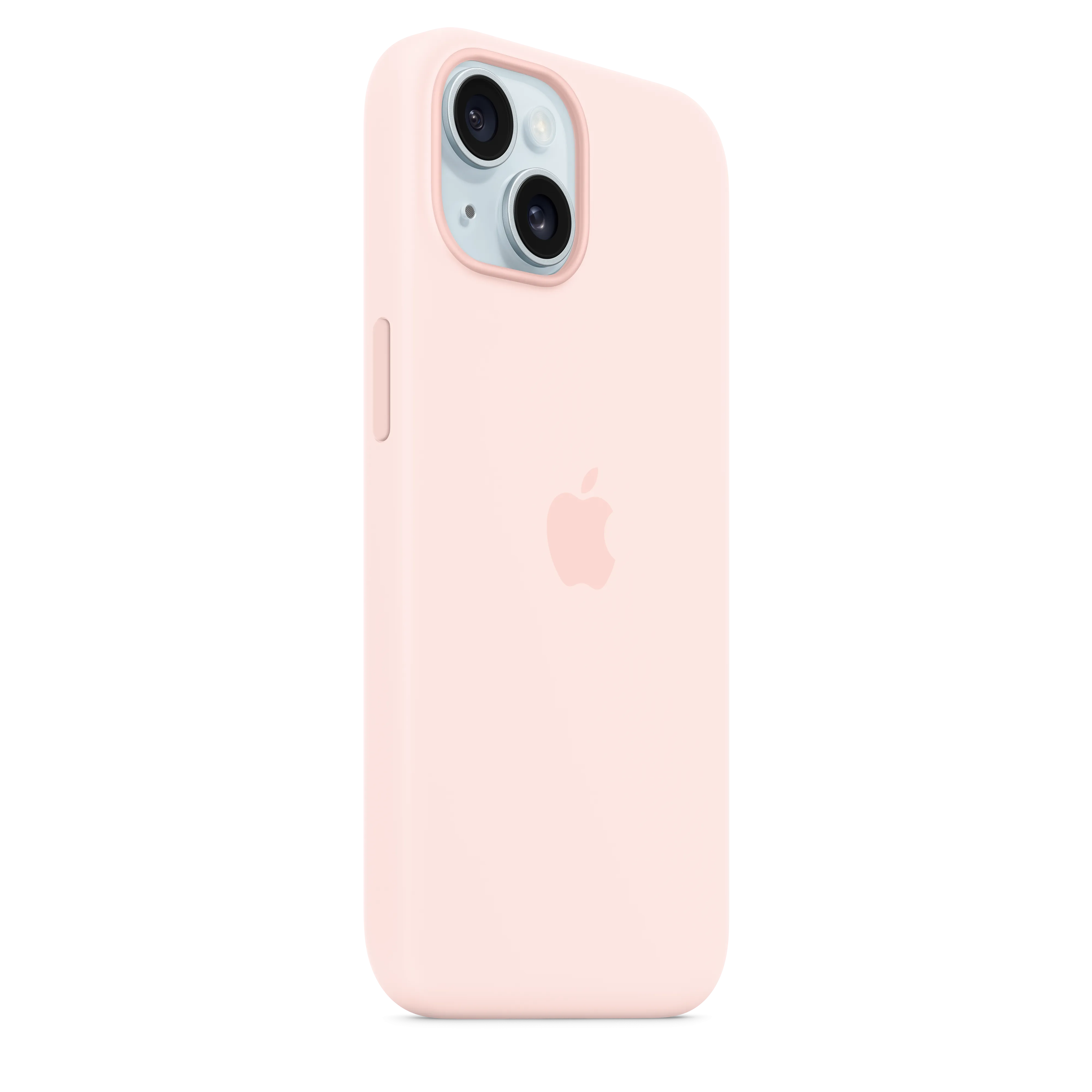 iPhone 15 Silicone Case with MagSafe - Light Pink