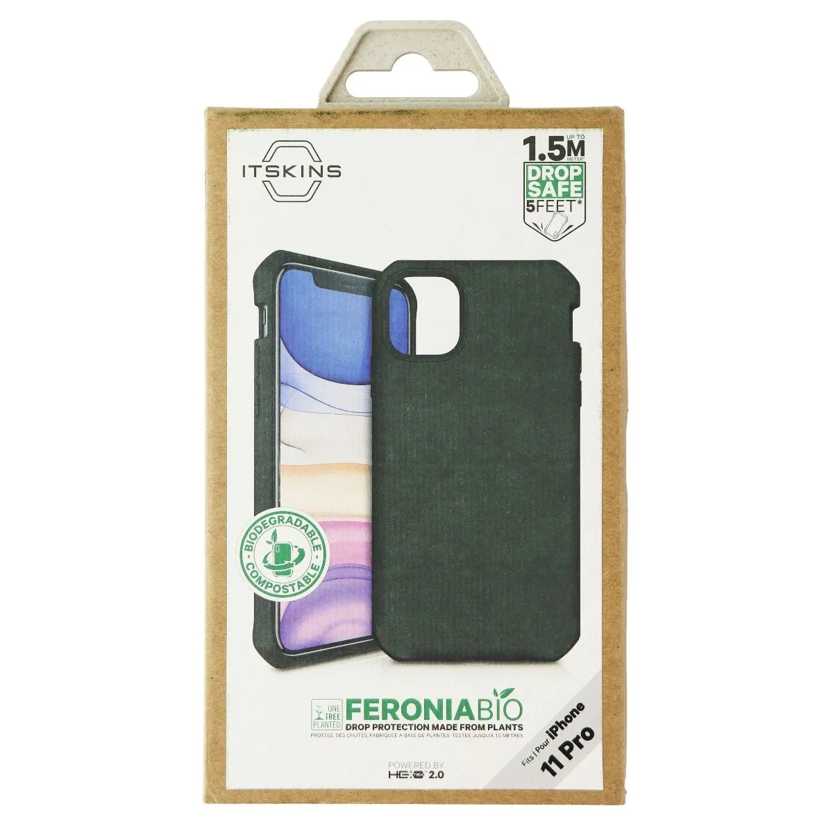 ITSKINS Feroniabio Series Case for iPhone 11 Pro - Kaki