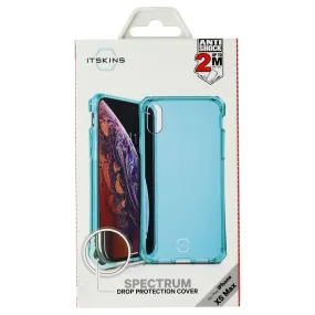 Itskins Spectrum Series Semi-Rigid Case for iPhone Xs Max Translucent Blue