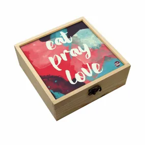 Jewellery Box Makepup Organizer -  Eat Pray Love