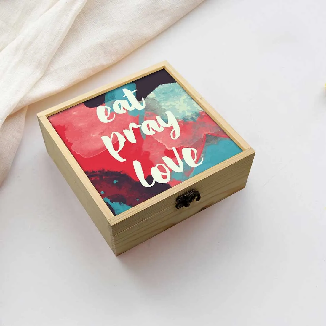 Jewellery Box Makepup Organizer -  Eat Pray Love