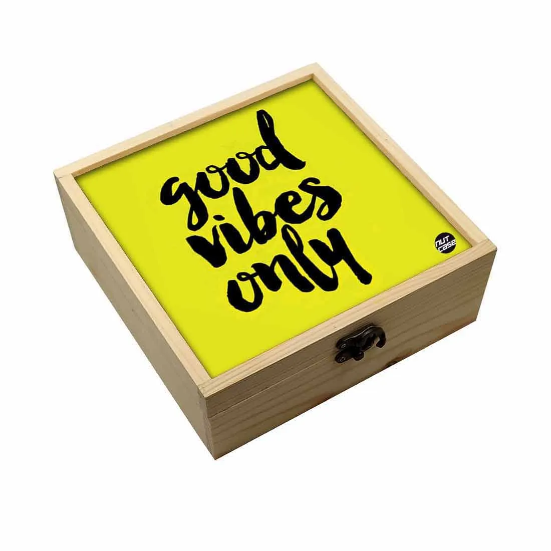 Jewellery Box Makepup Organizer -  Good Vibes Only