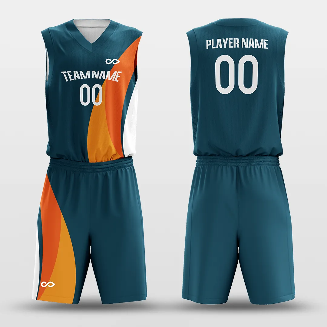 Jungle - Customized Reversible Sublimated Basketball Set