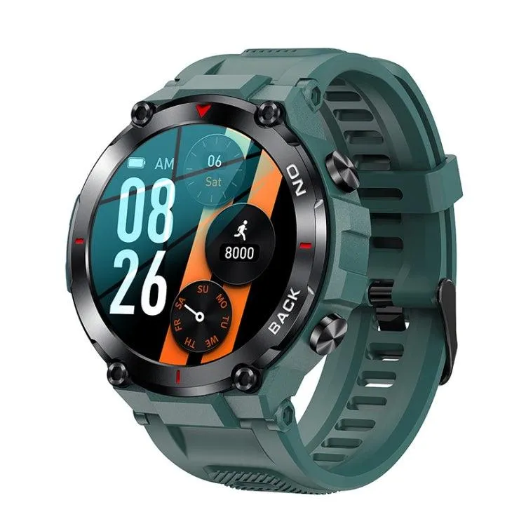 K37 GPS Heart Rate Monitoring Smartwatch with Multi-Sport Tracking and Health Functions