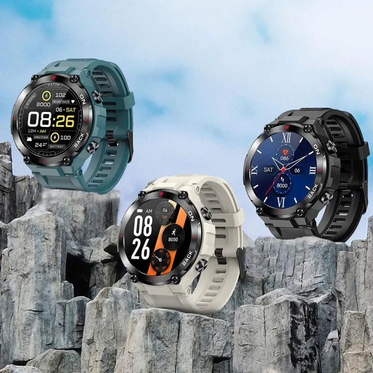 K37 GPS Heart Rate Monitoring Smartwatch with Multi-Sport Tracking and Health Functions