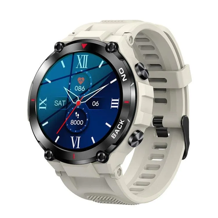 K37 GPS Heart Rate Monitoring Smartwatch with Multi-Sport Tracking and Health Functions